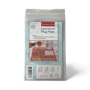 Inspirational Mug Mats Sewing Pattern JT-1437 June Tailor